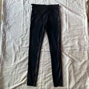 SPANX Faux Leather Leggings (size Large)
